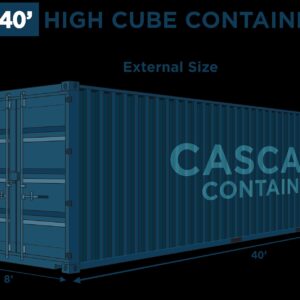 40' HC "As Is" Shipping Container