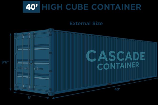40' HC "As Is" Shipping Container