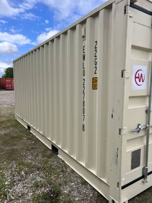 Special! 20' One Trip OPEN SIDE Shipping Container For Sale - Image 2
