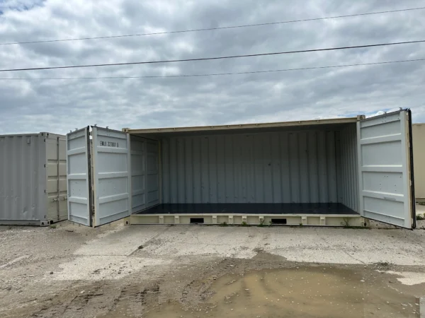 Special! 20' One Trip OPEN SIDE Shipping Container For Sale - Image 4