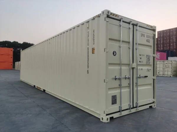 40ft High Cube Side Door 1 Trip Shipping Container For Sale - Image 4