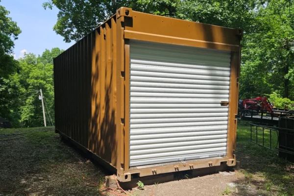 20ft Modified Shipping Container With Rollup Door and Window For Sale