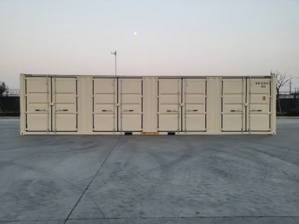 40ft High Cube Side Door 1 Trip Shipping Container For Sale - Image 2